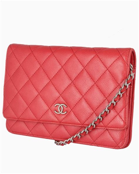 bolsa chanel vermelha original